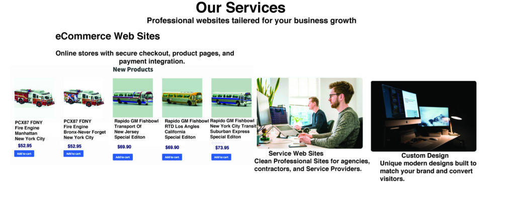 Custom Web Site Designer e-Commerce Web Site, On-line stores Service related business web sites